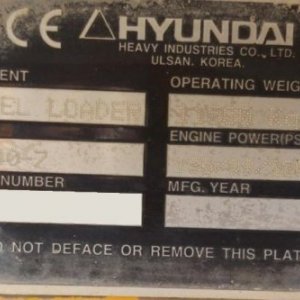 foto 11.5t loader (plates) Hyundai HL740-7